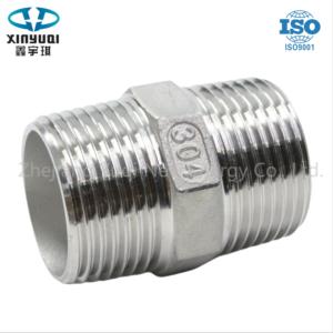 מחבר צינור הברגה 1 אינץ' זכר ל-1 אינץ' זכר G Hex Nipple מפלדת אל-חלד 304 - Product Image 3