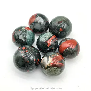 High Quality Healing Gemstone Africa blood Crystal Ball Africa Bloodstone 4cm-6cm Sphere For decoration