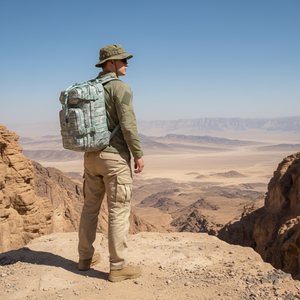 Sac de sport Oxford pour activités de plein air, sac à dos tactique imperméable pour la randonnée, sac à dos tactique camouflage personnalisé de 35 l pour la salle de sport - Product Image 4