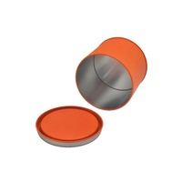 Boîte en fer blanc brillante personnalisée de qualité alimentaire pour bonbons, biscuits, aliments pour bébés et sandwichs, avec logo sur mesure