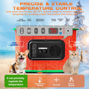 Casa para Gatos con Aire Acondicionado, Venta al Por Mayor de Fábrica, Refugio para Mascotas de 4 Estaciones con Modos de Calefacción y Refrigeración para Gatos y Perros Pequeños - Product Image 2