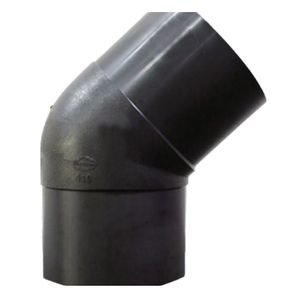 Raccord de tuyau coudé de haute qualité HDPE Butt Fusion 45 pour l'approvisionnement en eau et les systèmes d'irrigation Fournisseur en gros - Product Image 1