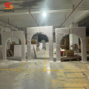 SMOOTH dreamiest atmosphere White <b>Pvc</b> <b>Board</b> White Wedding Set of Backdrop stand Wedding Stage background Props - Product Image 3