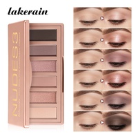 Mini palette de fards à paupières rose pâle, longue tenue, pour un regard éclatant toute la journée, texture mate et scintillante, texture lisse