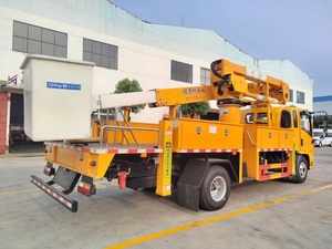 Plataforma elevadora telescópica montada en vehículo Dongfeng de 19 m, vehículo de trabajo aéreo con cesta telescópica aislada de 18 m. - Product Image 4