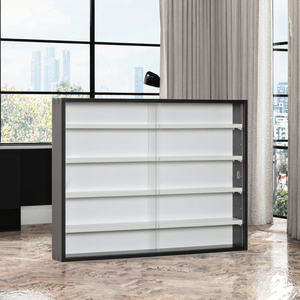 Supermarket <strong>Shelves</strong> Single Sided Display Rack <strong>with</strong> Steel Frame for Retail Store Commercial Use - Product Image 3