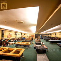 Billard français professionnel en bois massif, table de billard de 7 pieds et 9 pieds avec plateau en ardoise