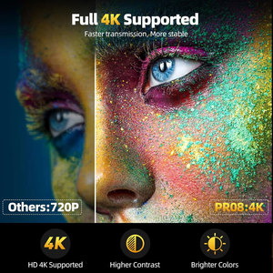 Projecteur portable HY300 Pro 1080P compatible Android 11 WiFi6 BT5.4 270 °   Rotation compatible avec <span class=keywords><strong>TV</strong></span> Stick/ordinateur portable - Product Image 5