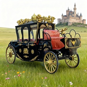 Electric Royal Carriage Princess Wedding Carriage Royal Style Four-wheeled Royal Carriage Is on Sale - Product Image 3