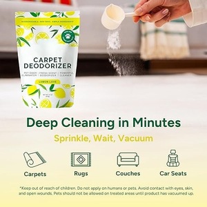 PetFit OEM ODM Biodegradable Non-Toxic Lemon-Scented Pet Odor-Removing Deodorizing <strong>Powder</strong> for <strong>Carpet</strong> <strong>Dry</strong> Wash Air Freshener - Product Image 3