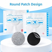 Patch anti-mal des transports rond pour le confort en voyage, à appliquer derrière l'oreille, à base de plantes, 2,5 cm, certifié CE, sans chauffage nécessaire, vente en gros OEM/ODM