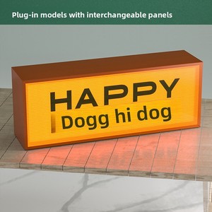 Mobile Movable Charging Stall <strong>Light</strong> Box Rectangular Replaceable Panel <strong>Light</strong> <strong>Board</strong> Desktop Logo Signboard Billboard Custom - Product Image 2