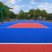Dalles de sol amovibles en PP pour terrains de basketball portables, idéales pour la location lors de tournois, les terrains de basketball pliables et les événements
