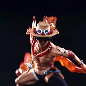 One Pieced GK <span class=keywords><strong>Drift</strong></span> Flame Ace Base noire Statue Scène Modèle Ornements Boxed <span class=keywords><strong>Anime</strong></span> Figures - Product Image 2