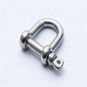 Dシャックルステンレス鋼31612mmカスタマイズされた研磨鋳造および鍛造グレード6ストレートシャックル、スクリューカラーピンメトリック - Product Image 2