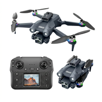 Mini drone pliable M3 MAX avec double caméra 4K, Wifi, flux optique, maintien d'altitude, évitement d'obstacles, drone RC pour enfants débutants