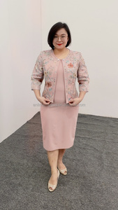 Factory Wholesale <b>Turkey</b> Women Office Dress Africa <b>Clothes</b> Plus Size Print Pencil Skirt 2 Pieces Dress Suit - Product Image 3