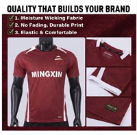 Seragam Sepak Bola Dewasa Murah Custom Sublimasi Kaos Sepak Bola Latihan Olahraga Jersey Sepak Bola Pria