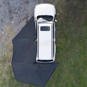 270 Degree Awning Led Light Freestanding <b>Roof</b> Top Tent <b>Car</b> Side Quick Open Aluminum Alloy Waterproof Rooftop Tent <b>For</b> Suv Truck - Product Image 4