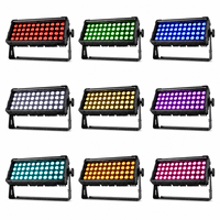 Projecteur LED étanche Redsun pour extérieur, 44x10W RGBW 4-en-1, IP65, avec contrôle DMX pour concerts, événements et fêtes