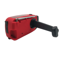 Radio rétro antique NOAA AM/FM d'urgence avec lampe de poche dynamo, batterie externe, charge USB, matériau plastique