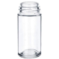 Botol Roller Kaca Transparan Kosong Grosir 1oz, Botol Minyak Esensial Kaca Silinder 30ml