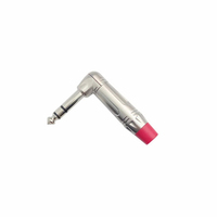 Adaptateur audio Diwei Silver 6,5 mm mâle vers XLR 3 broches mâle avec cuivre pur et placage or pour connecteur de microphone mono
