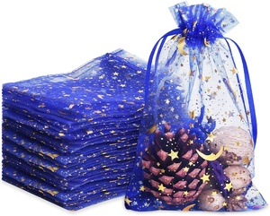 15x20cm sacs <span class=keywords><strong>en</strong></span> Organza transparent <span class=keywords><strong>Tulle</strong></span> maille fête faveur cadeau sac bijoux pochettes pour mariage anniversaire Baby Shower Festival cosmétiques - Product Image 1