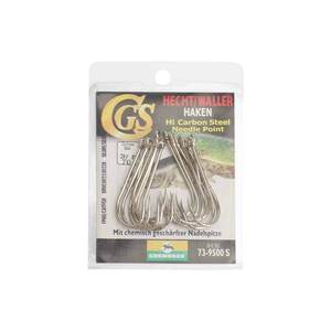 Amo da pesca Aohu Scoundrel Hook in acciaio ad alto tenore di carbonio, doppio per pugnalata posteriore, 30, per la pesca in mare di sturioni - Product Image 3