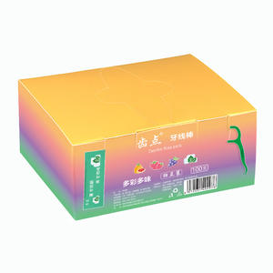 600 Hilo Dental Individualmente Envuelto con Sabor a Fruta, Multicolor, de Alta Resistencia, Hilo Fino, Caja de Cartón Individual, Dropshipping - Product Image 1