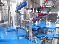Système d'alimentation par gravité à pression normale pour l'eau, le vin, le lait, le thé, les boissons, équipement de traitement, machine de remplissage et de bouchage de bouteilles en verre
