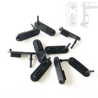 Bouchon anti-poussière USB Type C en silicone/protecteur de port USB en caoutchouc couvercle anti-poussière pour ordinateur