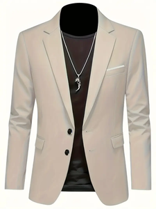 <span class=keywords><strong>Costume</strong></span> Complet Homme Sur Mesure Respirant Léger Double Boutonnage <span class=keywords><strong>D</strong></span>'Affaires et de <span class=keywords><strong>Mariage</strong></span> Style Américain Coupe Slim <span class=keywords><strong>Été</strong></span> 2025 - Product Image 2