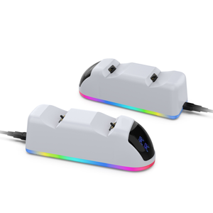 RGB Kép Điều Khiển Gamepad Sạc Trạm Dock Cho Chơi Trạm 5 Cho PS5 Không Dây Điều Khiển Sạc Đứng Sạc - Product Image 6