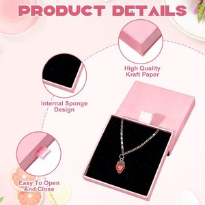 Cajas de Regalo de Joyería Reciclables con Cinta de Papel Rígido Magnético y Logotipo Personalizado, con Bolsa - Product Image 3