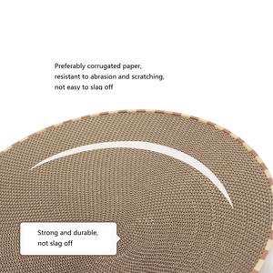 Prix de gros pour commande en vrac : Fournitures écologiques pour animaux de compagnie en papier, vente en gros usine, griffoir pour chat en carton ondulé en forme de bassin à motif damier - Product Image 4