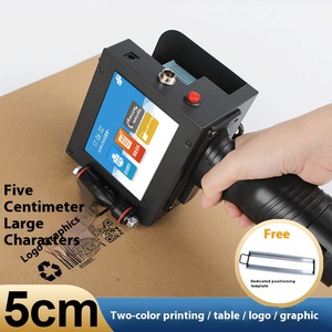 Máy in phun kép cầm tay 50mm với mực khô nhanh Hỗ trợ in hai màu cho vật liệu Flex để in ống dtf - Product Image 4