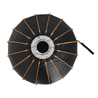 Boîte à lumière parabolique pliable à dégagement rapide 70cm 90cm en métal avec monture Bowens, boîte à lumière parabolique profonde à montage rapide avec grille