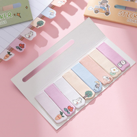Notas Adhesivas Kawaii Personalizadas al por Mayor, Notas Adhesivas Promocionales para la Escuela, Papelería, Pegatinas, Índice, Bloc de Notas Bonito