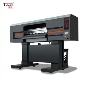 UV Dtf Printer Tali Kristal Printer Menggunakan Epson I3200 4720 Baru Asli Ganda Cetak Kepala Menggunakan Lem Tinta Uv