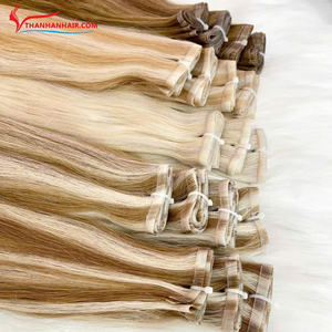 Extensión de cabello de trama doble plana de cabello humano crudo suave Premium de Color de lujo para paquetes Ventaja al por mayor - Product Image 2