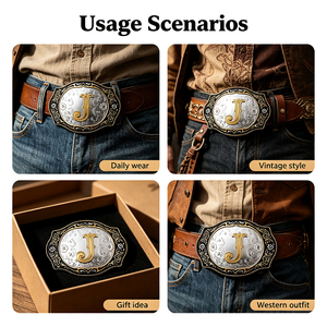 Hebilla de Cinturón Vaquero Occidental Vintage Personalizada de 28-40mm, de Aleación de Zinc, Herraje Decorativo para Hombres, Accesorios para Cinturones de Cuero y Vaqueros - Product Image 3