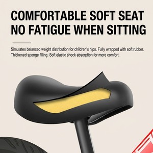 Vélo d'équilibre pour enfants sans pédales, 2-6 ans, filles, <span class=keywords><strong>scooter</strong></span> pour tout-petits, vélo à 2 roues, acier au carbone, pneus de 12 pouces - Product Image 5