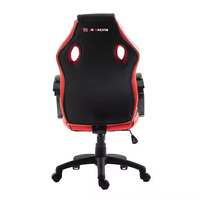 Fauteuil de jeu inclinable moderne avec repose-pieds, ergonomique, en cuir PU, dossier haut, pivotant, avec vérin à gaz 3 positions, pour salle de jeu