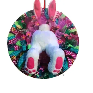 2022 <strong>Easter</strong> Garland Front <strong>Door</strong> Home Decoration <strong>Easter</strong> Bunny <strong>Easter</strong> <strong>Door</strong> <strong>Wreath</strong> for Front <strong>Door</strong> - Product Image 1