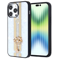 Funda Protectora de Lujo para Teléfono Móvil, Diseño de Diamantes y Zorro, TPU+PC, Resistente a Impactos, Estilo Moderno, Múltiples Colores