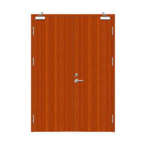 Intérieur de haute qualité Hôtel Hpl 30/60/90/120 Minutes Porte en bois coupe-feu Porte d'hôtel ignifuge - Product Image 1