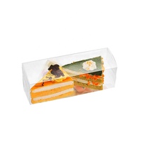 Boîte cadeau en plastique transparent et personnalisé, en PET, plateau à volants de chocolat intérieur
