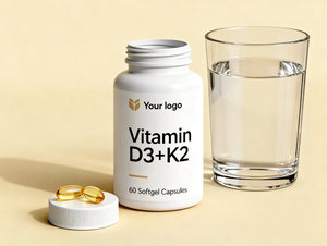 OEM <span class=keywords><strong>Vitamin</strong></span> <span class=keywords><strong>D3</strong></span>+K2 60 Kapsül Yetişkinler İçin Yumuşak Jel Kapsül - Product Image 4