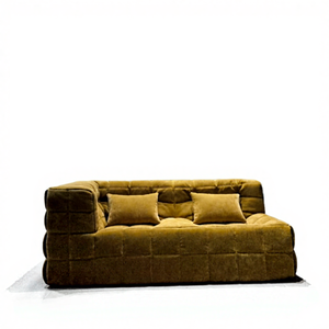 Poltrona in Stile Italiano per Soggiorno, Camera da Letto, Reception Hotel, Poltrona <span class=keywords><strong>Regina</strong></span> in Tessuto Cashmere, Divano Angolare, Poltrona a Blocco Tofu - Product Image 6